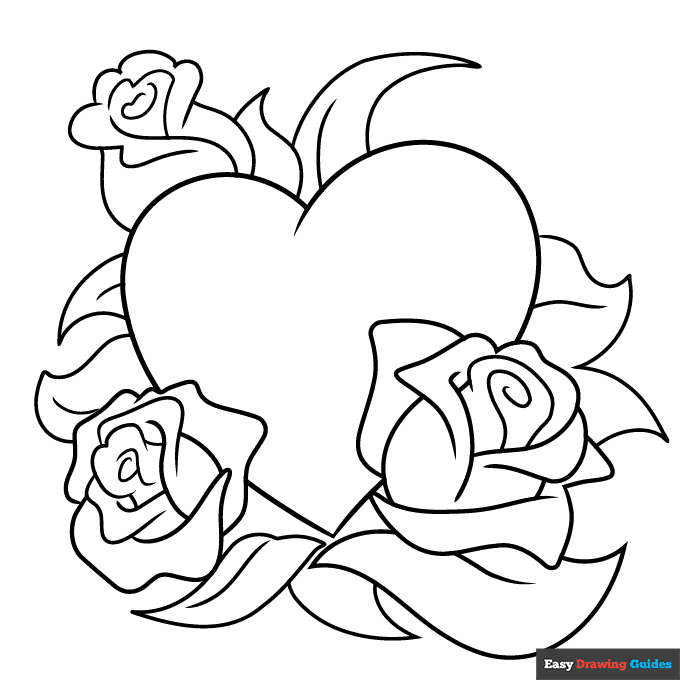 rosebuds coloring pages