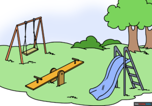 How to Draw a Playground Featured Image